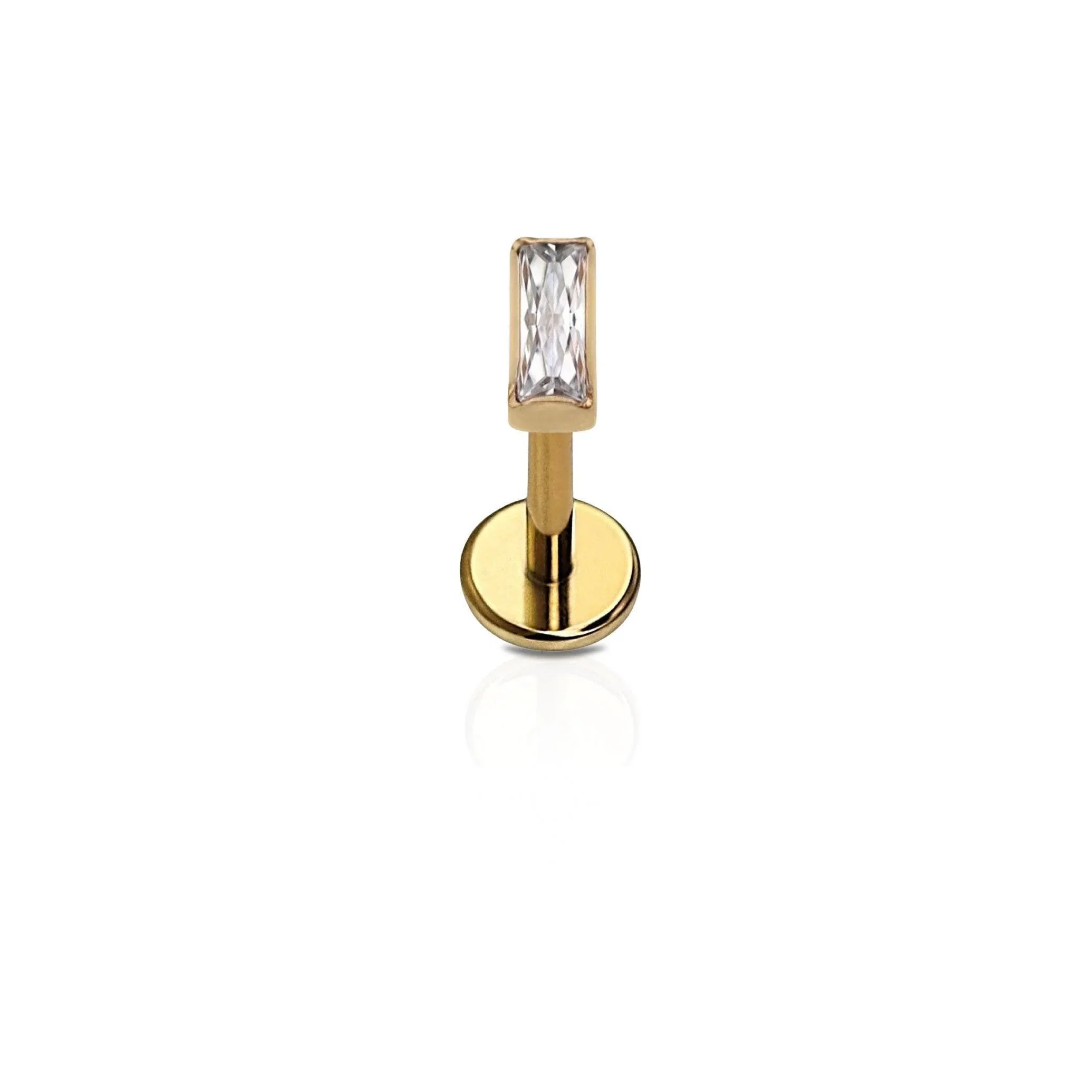 Baguette Gem Flat Back Stud - Image 11