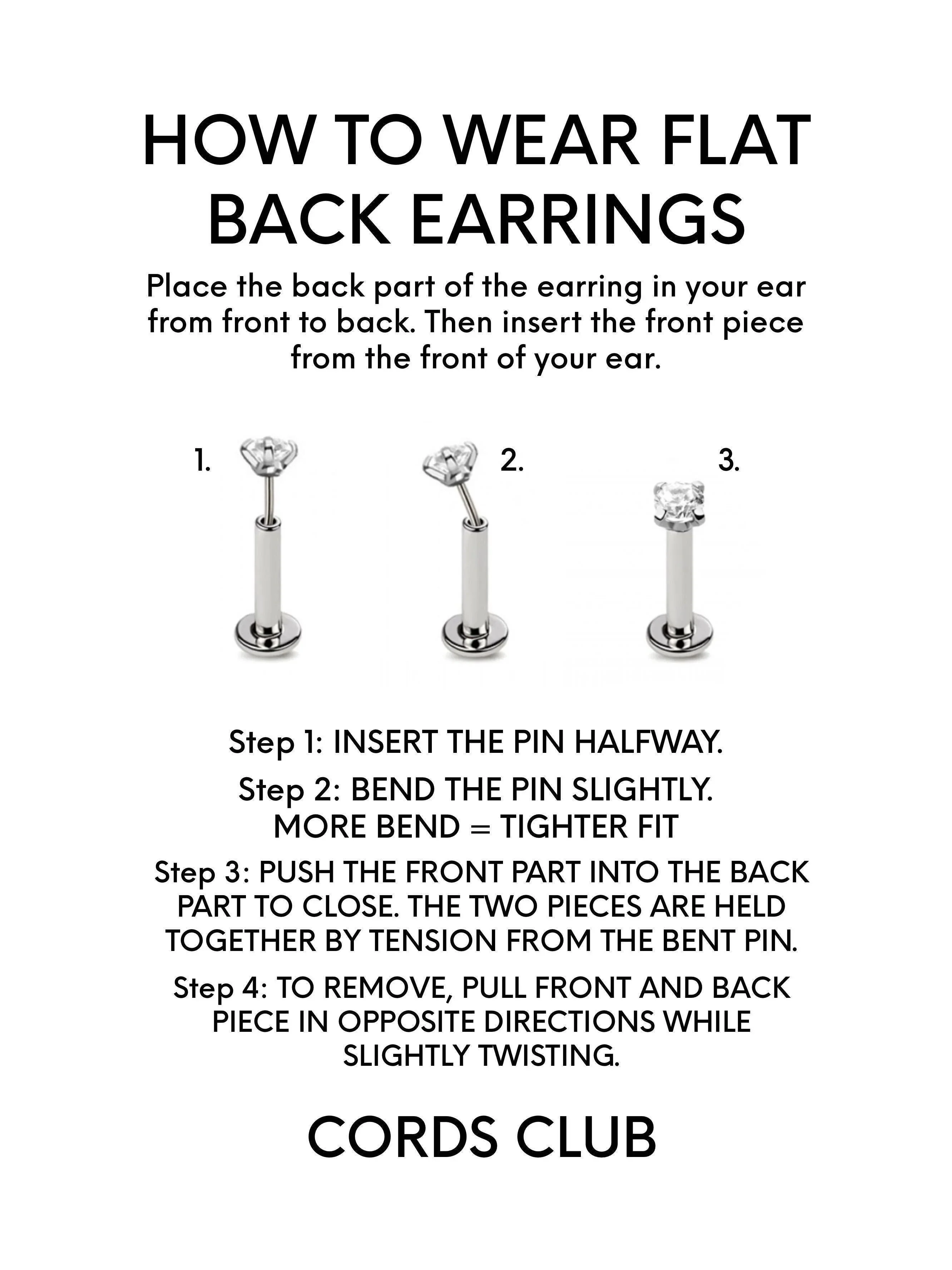 Circle Flat Back Stud - Image 3