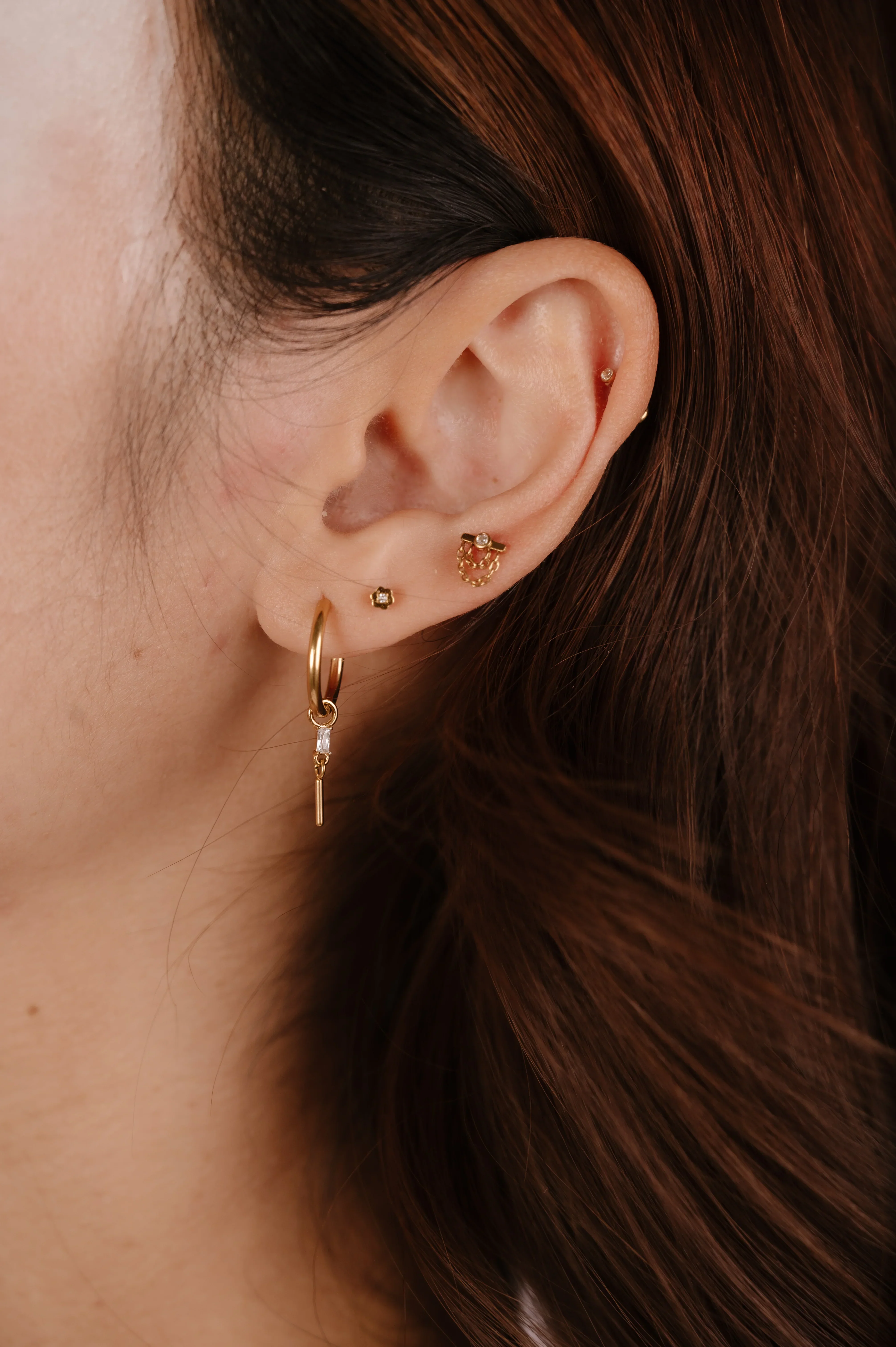 Nebula Bar Flat Back Stud - Image 2